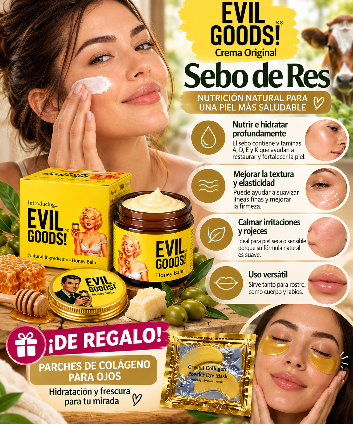 SEBO DE RES EVIL GOODS 100ML + REGALO